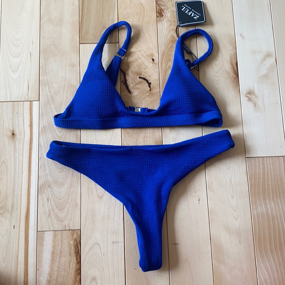 Zaful Blue Bikini